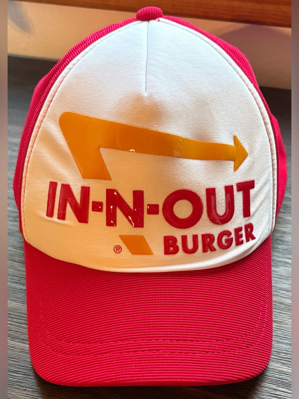 IN-N-OUT Burger Red & White Employee Trucker Hat